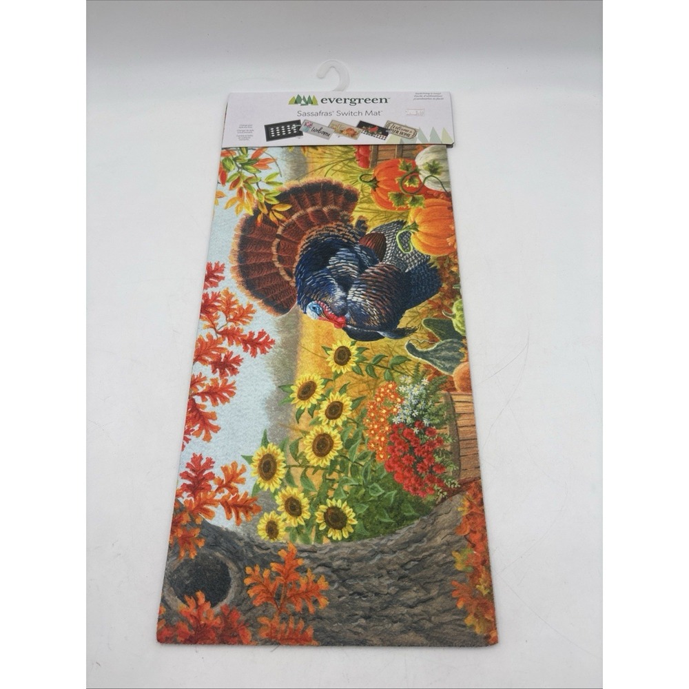 Evergreen Sassafras Switch Mat Thanksgiving Insert
